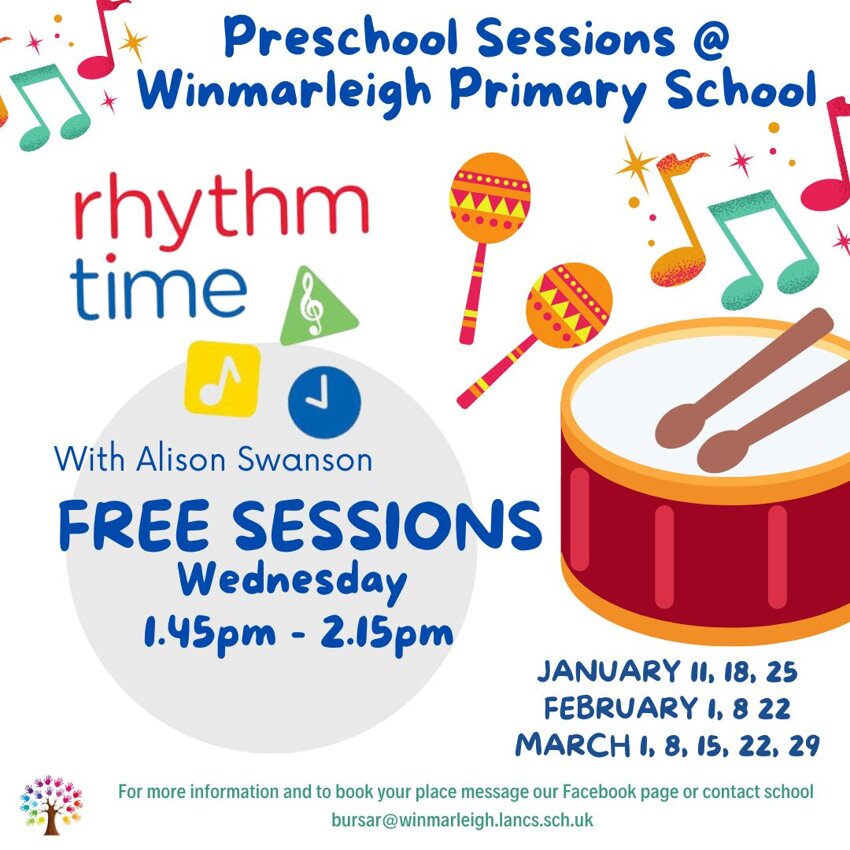 Image of Free Preschool Rhythm Time sessions