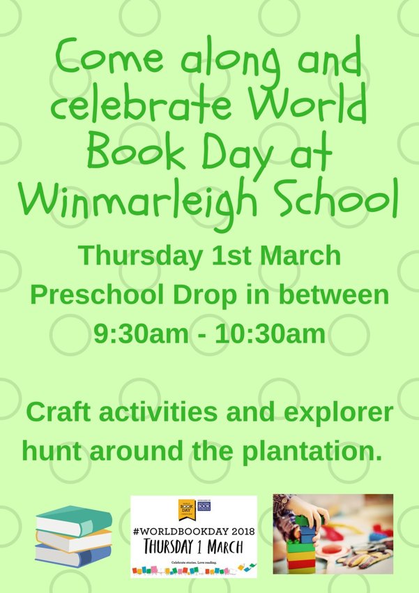 Image of Preschool Book Day Fun @ Winmarleigh School